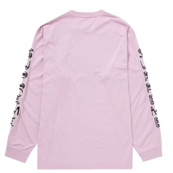 SUPREME L/S PALE PINK BNWT IN BAG. AUTHENTIC! - Picture 2 of 4